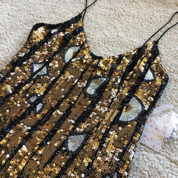 🎉Last Chance🎉NWT Free People Sequin Dress, 4 - Picture 5 of 6